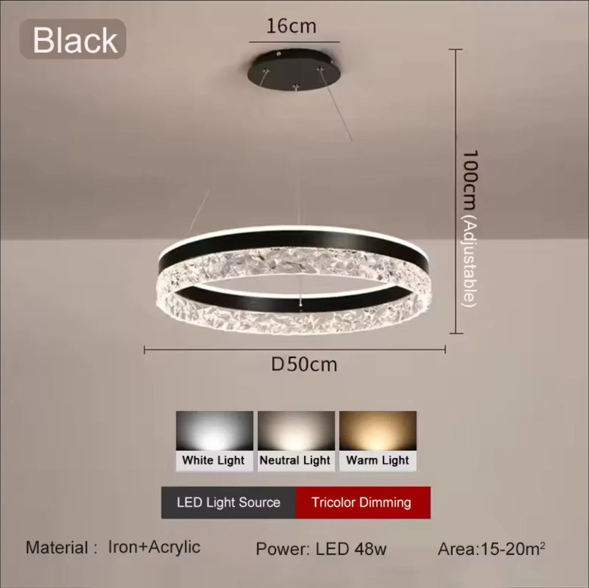 Suspension LED Élégante