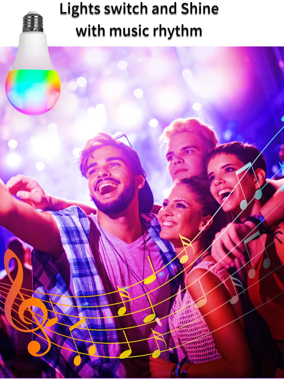 Ampoule LED Intelligente RGB