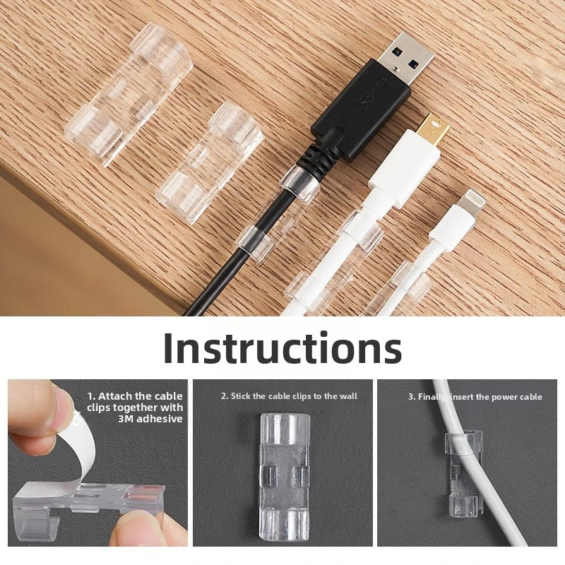 Clips Câbles Discrets