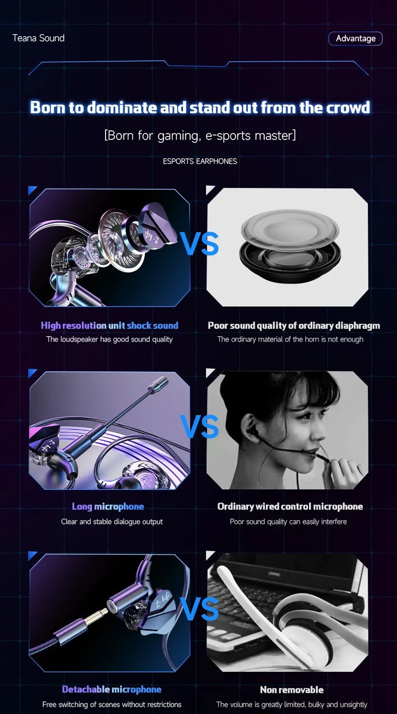 Écouteurs Gaming 7.1