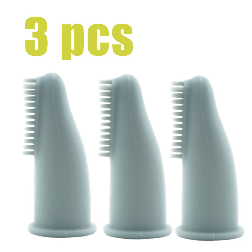 Baby Oral Care Finger Toothbrush Soft Silicone Teething Toy Gum Cleaning Brush Infant Dental Health Supplies Newborn And Toddler
