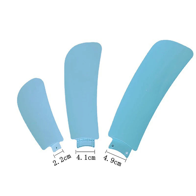 2PCS 17.5/25/29.5CM Mini Fan Direct Insertion Replacement Universal Plastic Small Fan Leaf DIY Accessories
