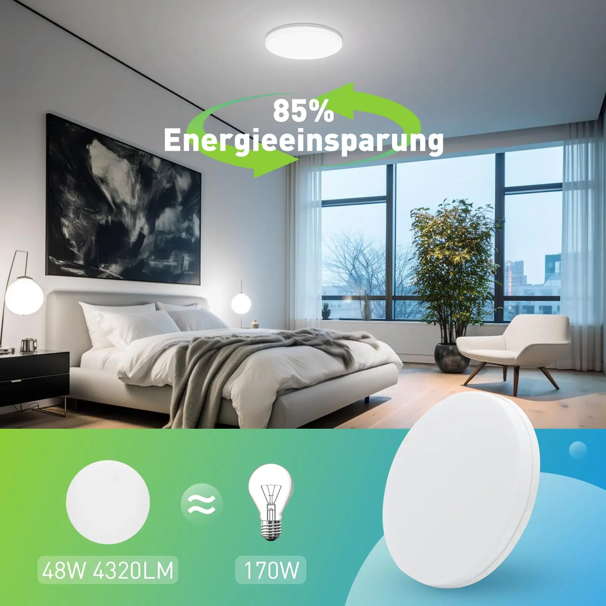 Plafonnier LED Moderne