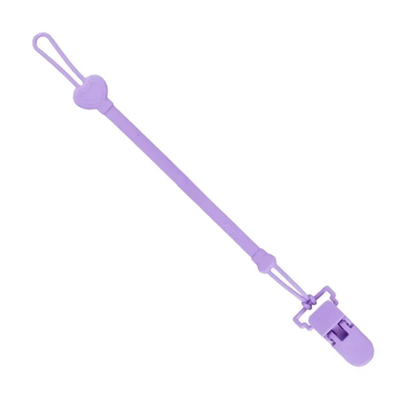 Baby Pacifier Teething Clip Silicone Chain Fastened Strap for Newborn Teether Chain Nipple Holder Nursing Accessories