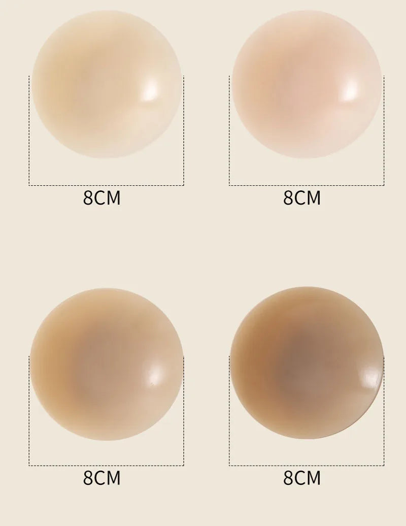 Cache-Cœurs Silicone Invisibles