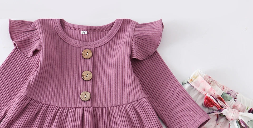 Ensemble Fleurie Bébé Fille