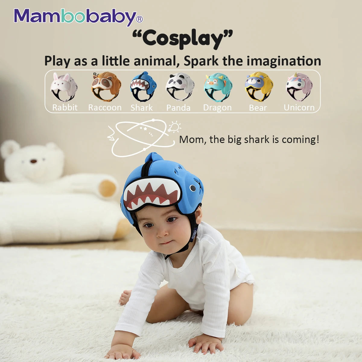 Casque Doux Anti-Chocs Bébé