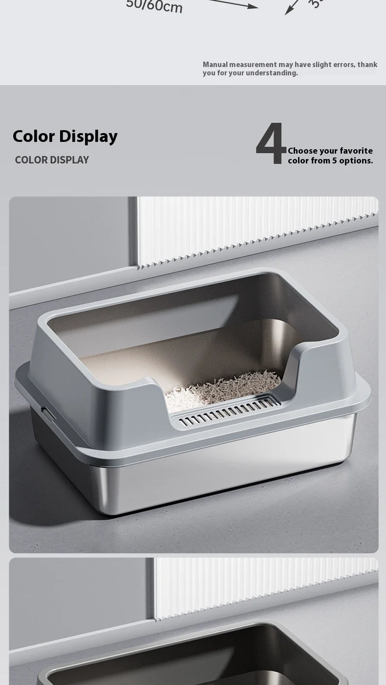 Litière Inox XL pour Chat