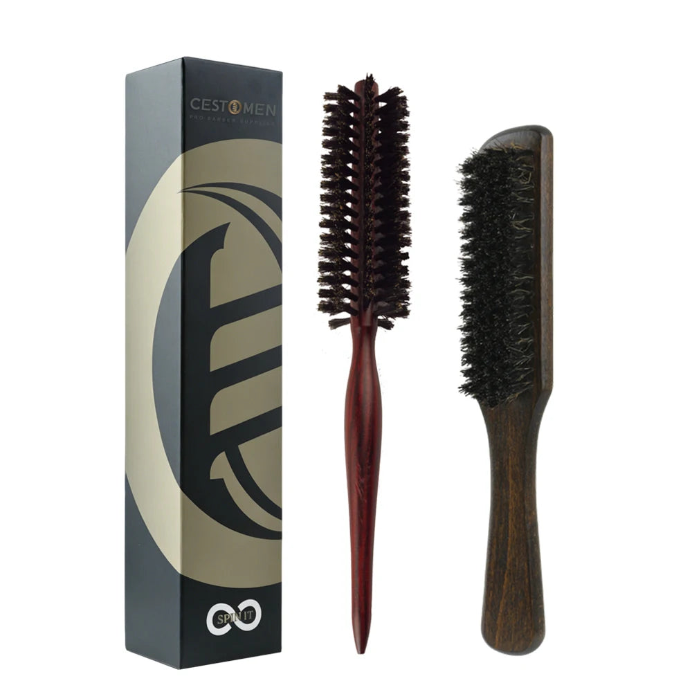 Brosse Volume Cheveux Bois