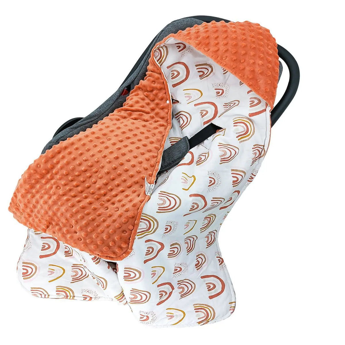 Soft & Warm Double Sided Baby Swaddle for Newborn 0-12 Months Thick Winter Baby Swaddle Blanket for Baby Stroller Car Seat Super