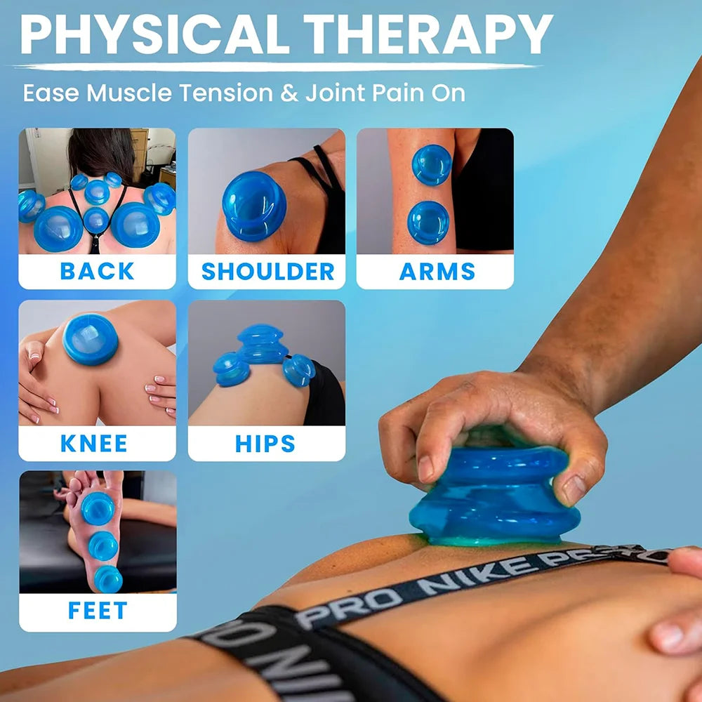 Kit Ventouses Massage Silicone