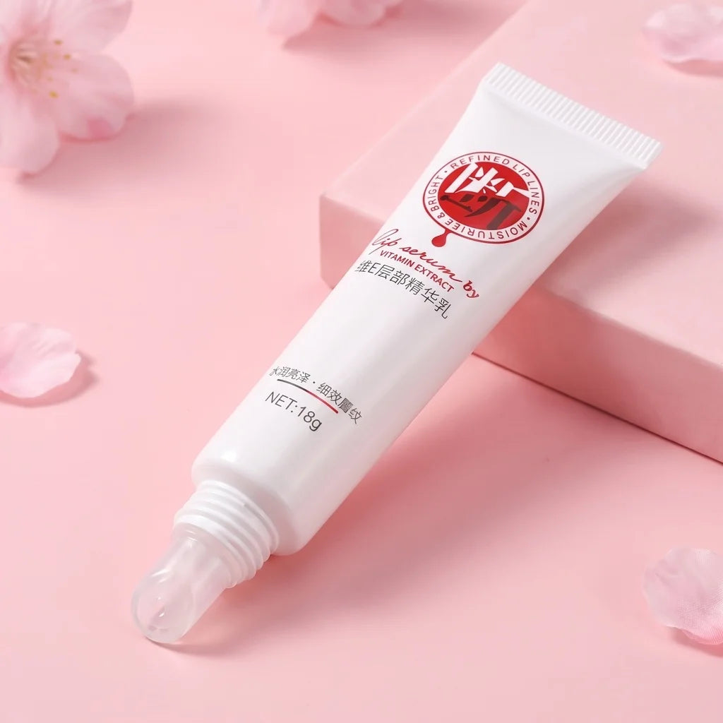 Vitamin E Lip Serum Hydrate Moisturize Dry Chapped Lips Smooth Lip Lines Brighten Dull Lip Tone Mild Nourishing Daily Lip Care