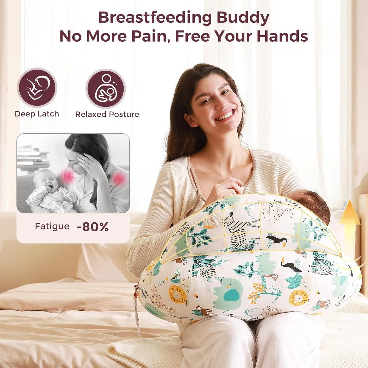 Coussin Allaitement Mains Libres