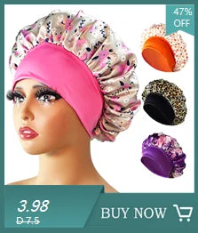 Bonnet Satin Floral XXL