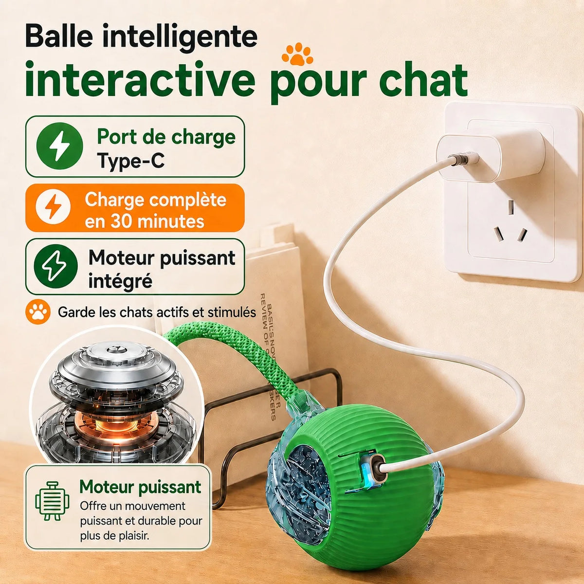 Jolie Balle Intelligente Pour Chat