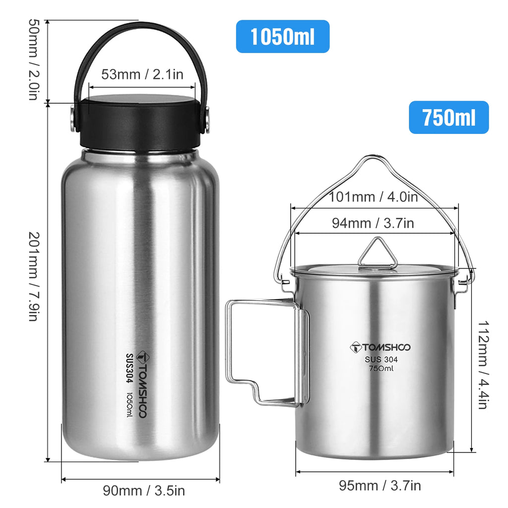 Gourde Inox Outdoor 1,05L