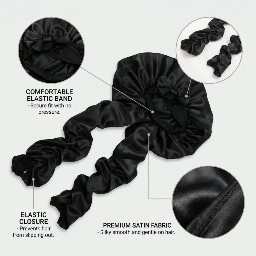 Bonnet Satin Boucles Sans Chaleur