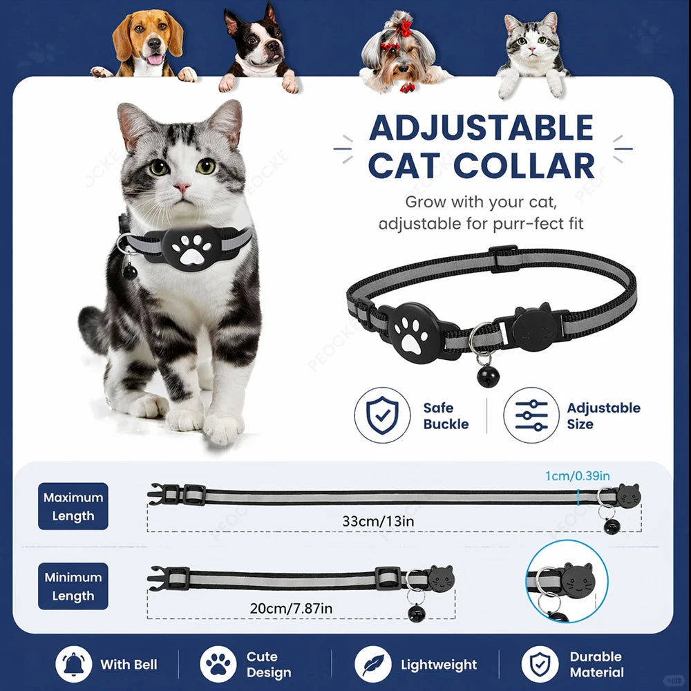 Collier GPS Anti-Perte Chat