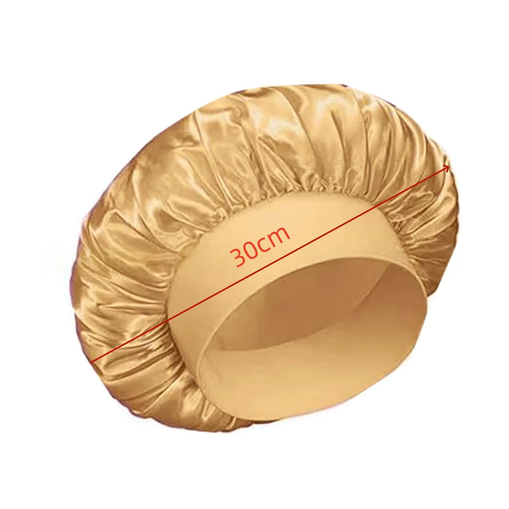 Bonnet Satin Bande Élastique