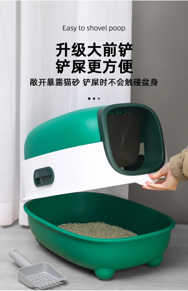 Litière XL Fermée pour Chat