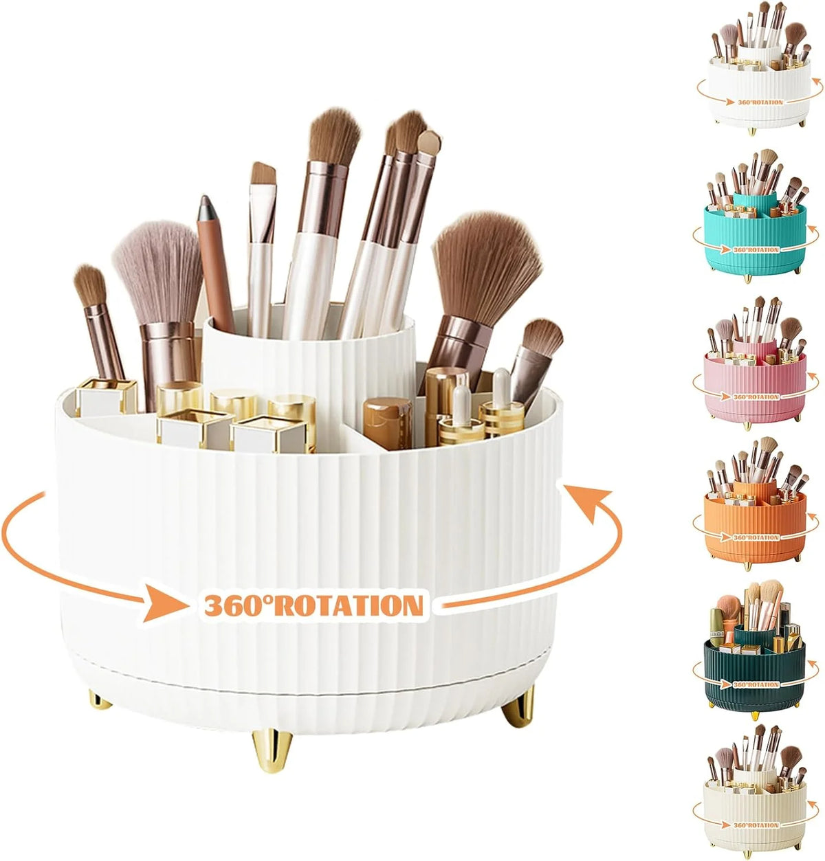 Organiseur Maquillage Rotatif