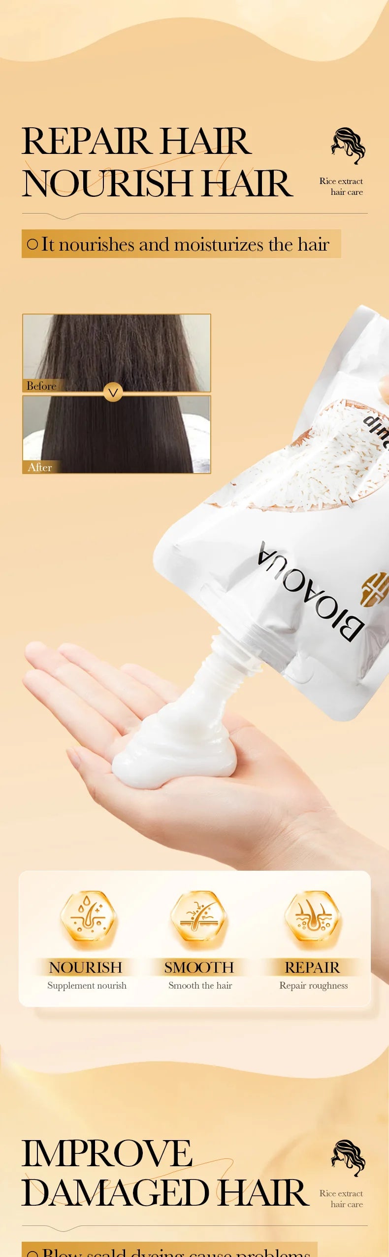 Masque Cheveux Kératine