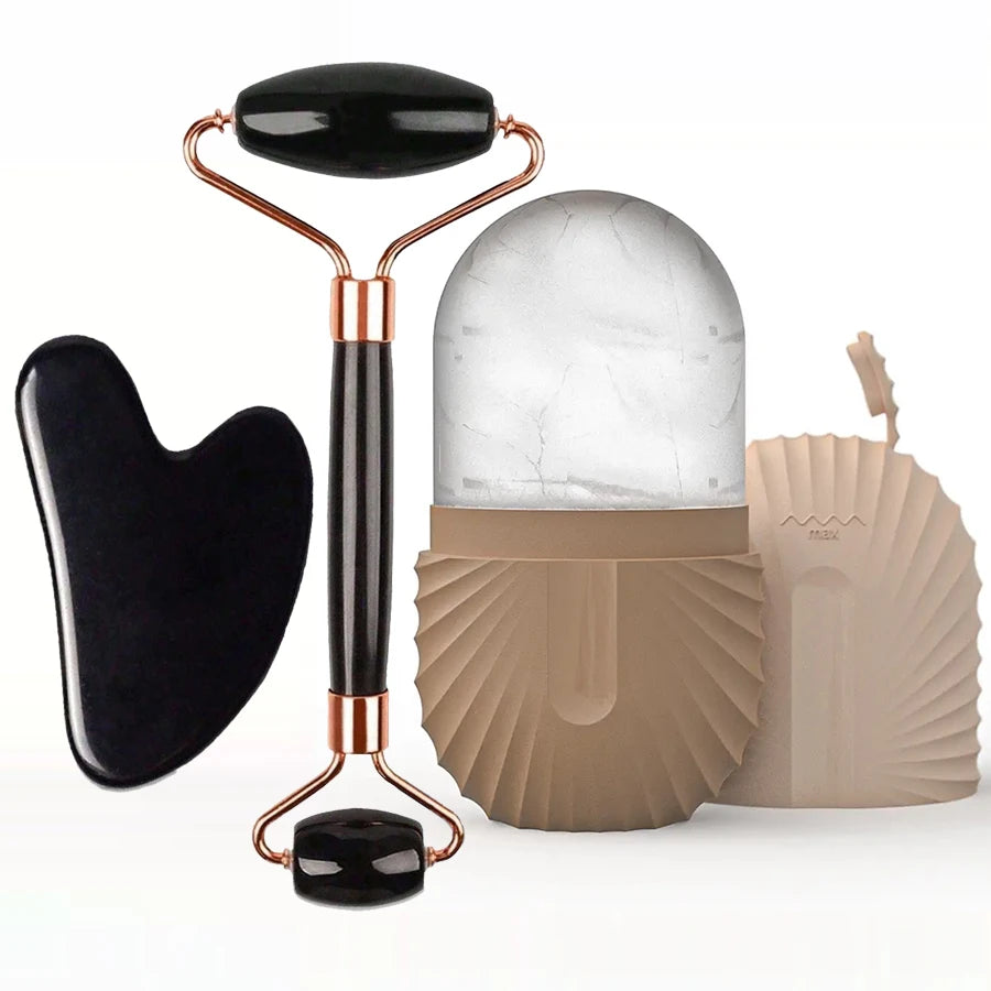 Kit Ice Roller Gua Sha