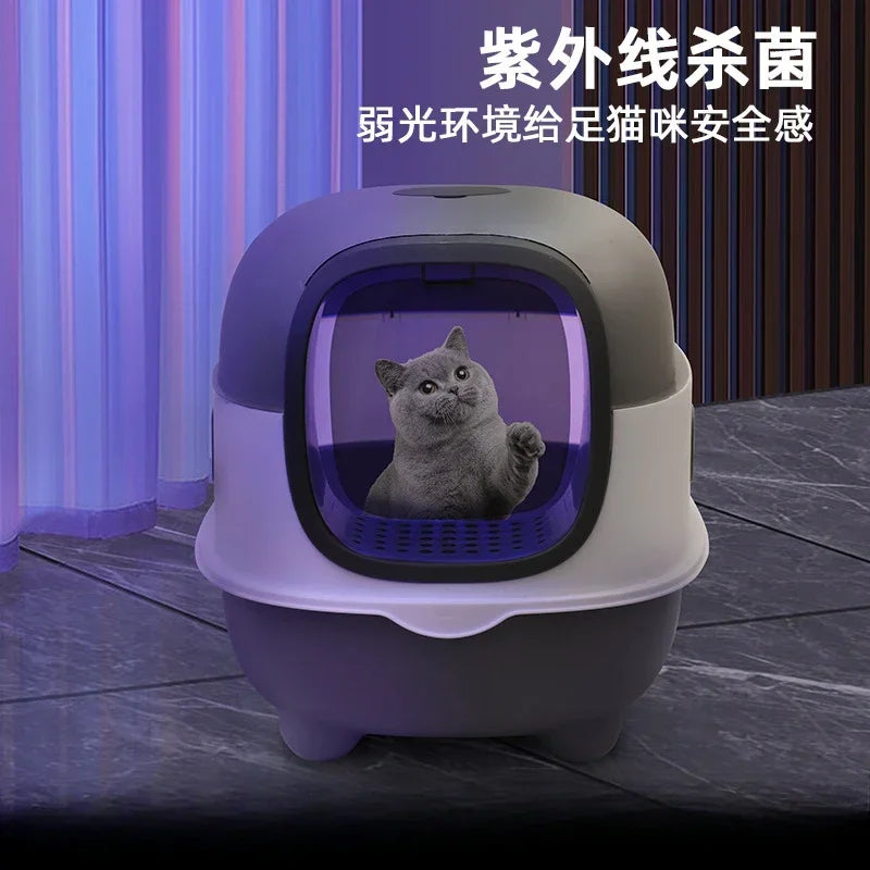 Litière XL Fermée pour Chat