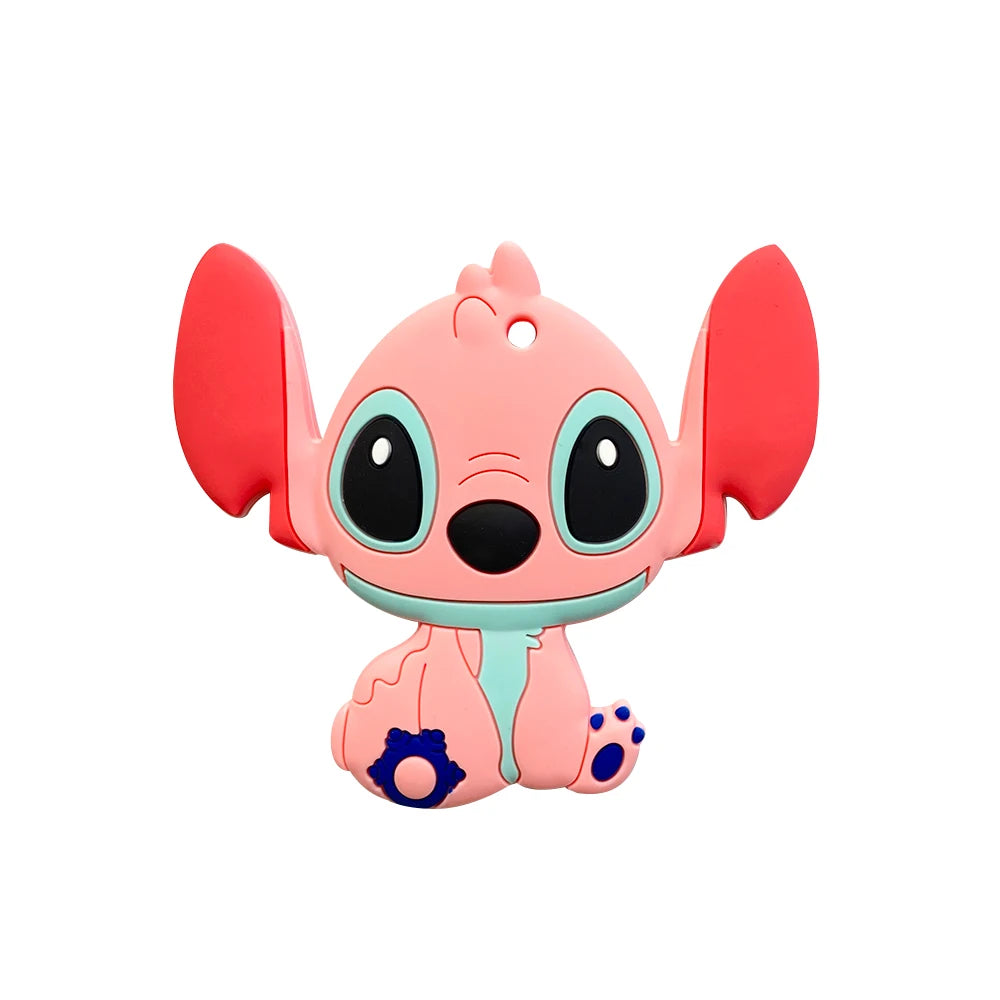 1pcs Silicone Cartoon Baby Teether Rodent Teething Toys Chewable Animal Beads Baby Products Nursing Gift DIY Pendant Necklace