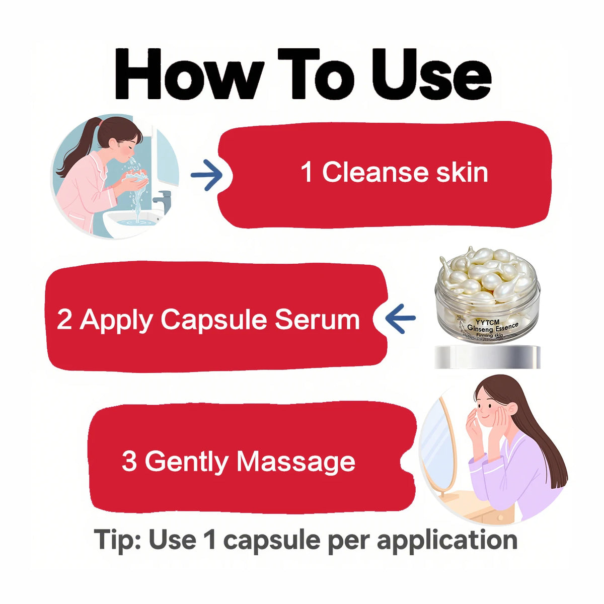 Sérum Capsules au Ginseng