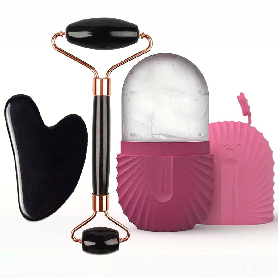 Kit Ice Roller Gua Sha