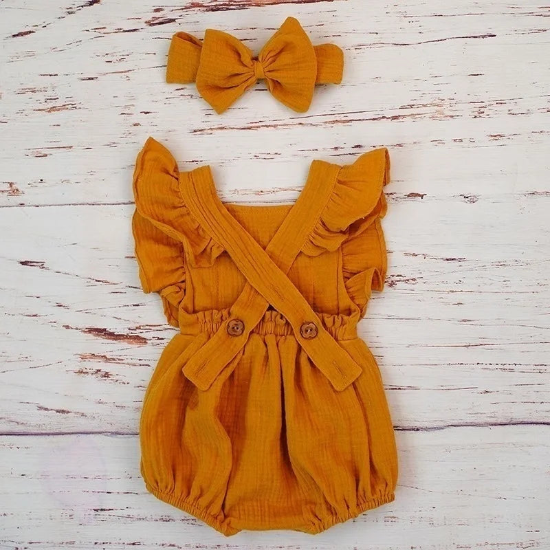 Barboteuse Bébé Rose Poudré