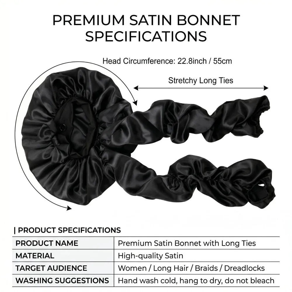 Bonnet Satin Boucles Sans Chaleur