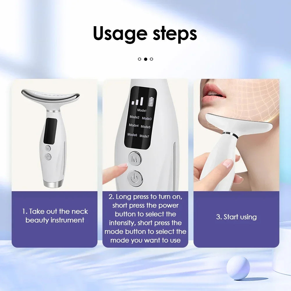 Masseur LED Visage & Cou