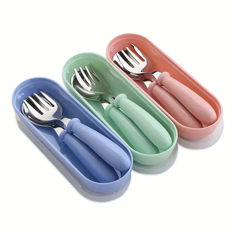Couverts Bébé Inox Pratiques