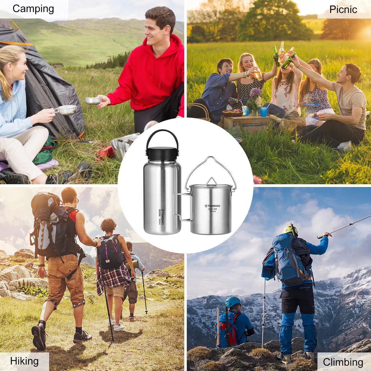 Gourde Inox Outdoor 1,05L