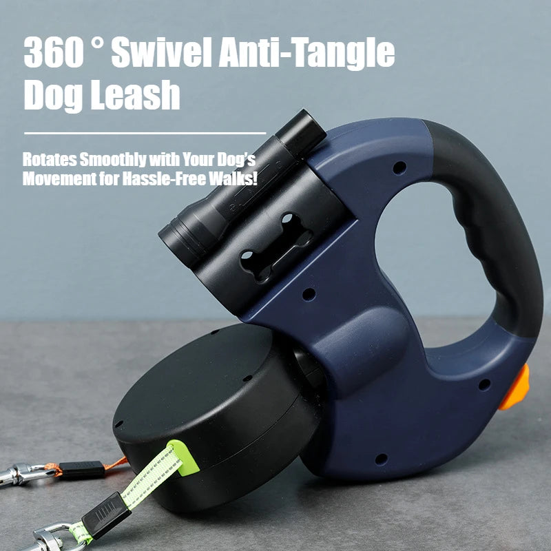 Laisse Double Chien 2-en-1