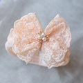 Bandeau Bébé Nœud Dentelle