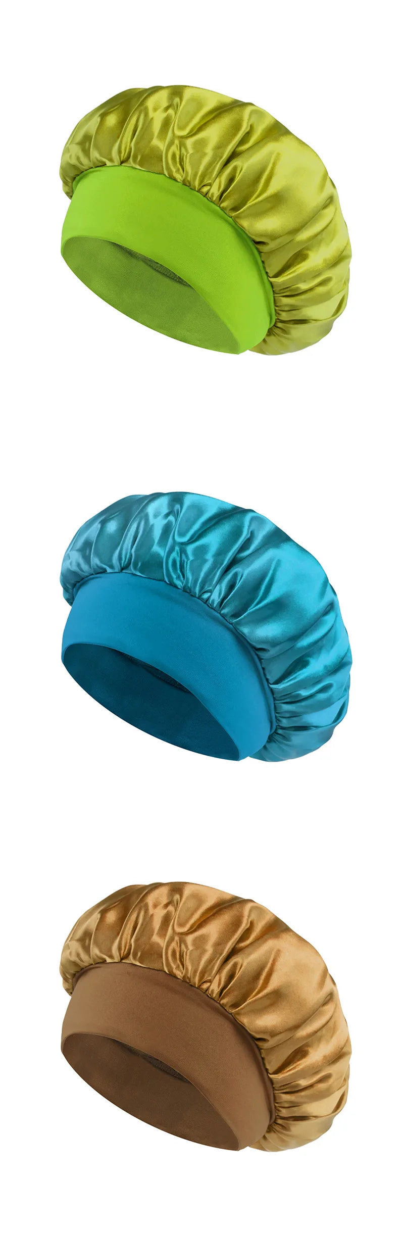Bonnet Satin Bande Large