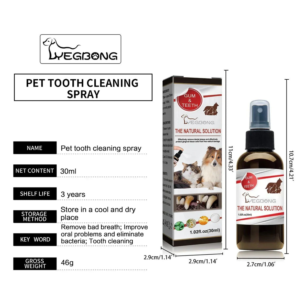 Spray Dentaire Fraîcheur Animaux