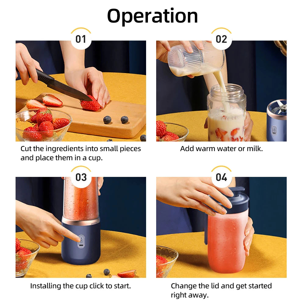 Blender Portable 6 Lames