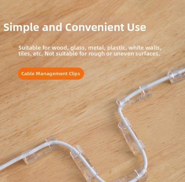 Clips Câbles Discrets