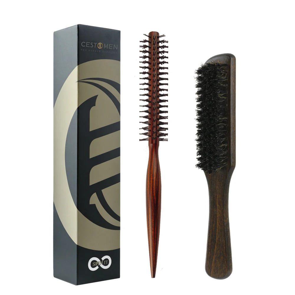 Brosse Volume Cheveux Bois