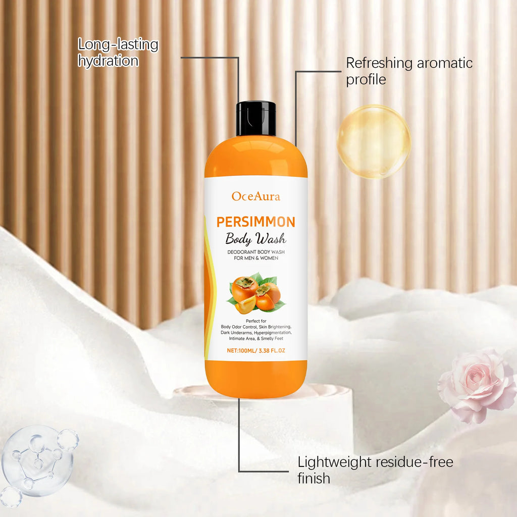 Gel Douche Éclat au Kaki