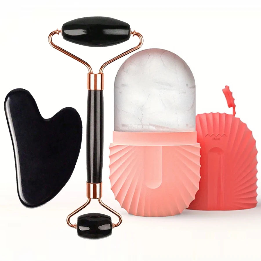 Kit Ice Roller Gua Sha
