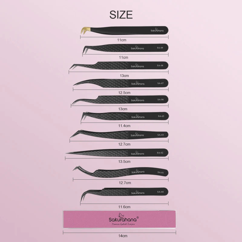 Pince Extensions Cils Pro
