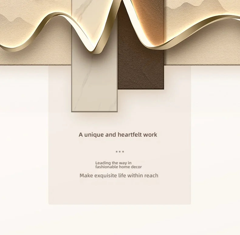 Tableau LED Wabi Sabi