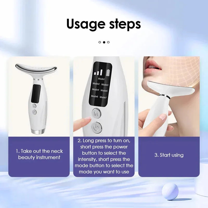 Masseur LED Visage & Cou