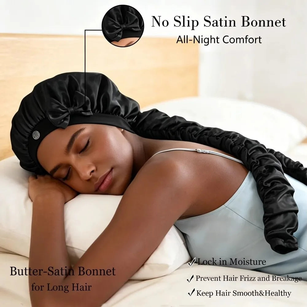 Bonnet Satin Boucles Sans Chaleur