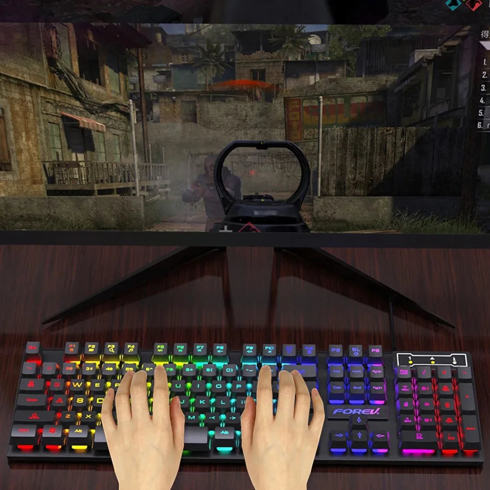 Clavier Mécanique Gaming Lumineux